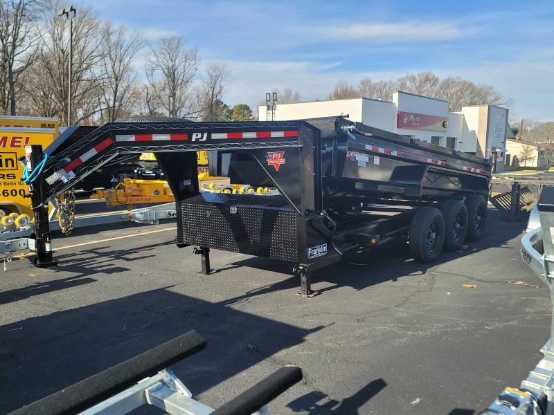 2022 PJ Trailers 83" x 16' 21K Gooseneck Low-Profile Tri-Axle Dump Trailer 2025153 2022 PJ Trailers 83" x 16' 21K Gooseneck Low-Profile Tri-Axle Dump Trailer 2025153
