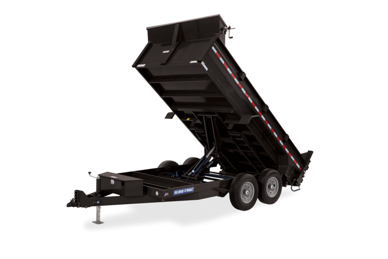 2022 Sure-Trac 82 IN x 14 HD Low Profile Dump Trailer 14K Scissor2026236 2022 Sure-Trac 82 IN x 14 HD Low Profile Dump Trailer 14K Scissor2026236