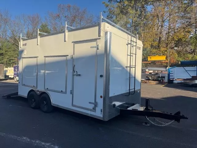 2026 Car Mate Trailers 8.5X16 10K W/ 12" Add'l Ht Contractor Trailer 2029328