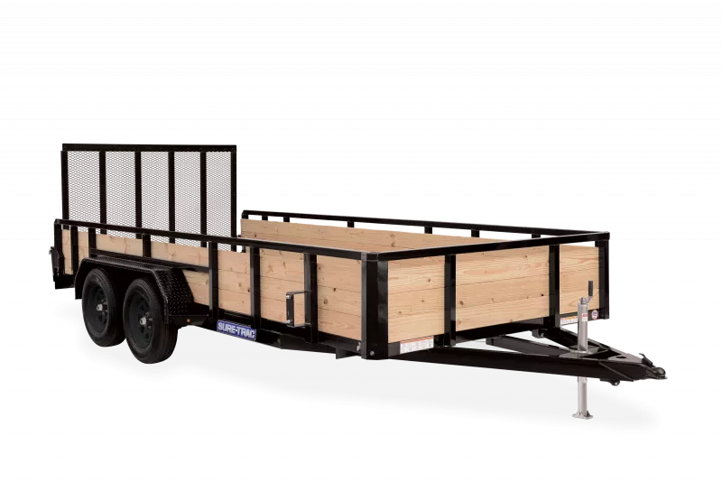 2026 Sure-Trac 7x14 Tandem Axle 3 Board High Side Utility Trailer 2029306