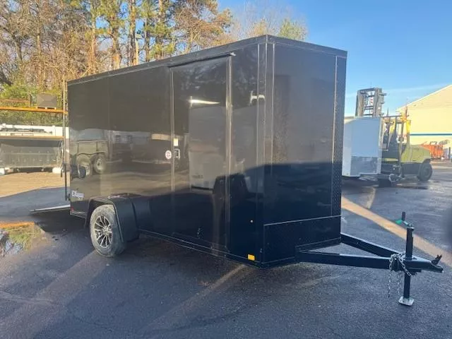 2026 Cargo Express Ll Cargo - 6X12  V-nose Single Cargo / Enclosed Trailer W/ 6" Add'l Ht, & Black out Package 2029343