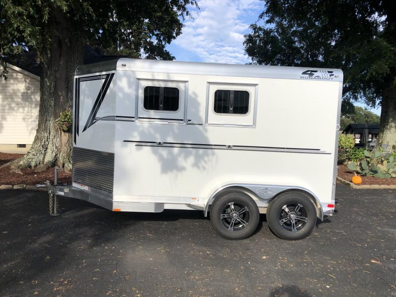 2023 4Star Trailers 2 Horse Slant Bumper Pull Horse Trailer LA