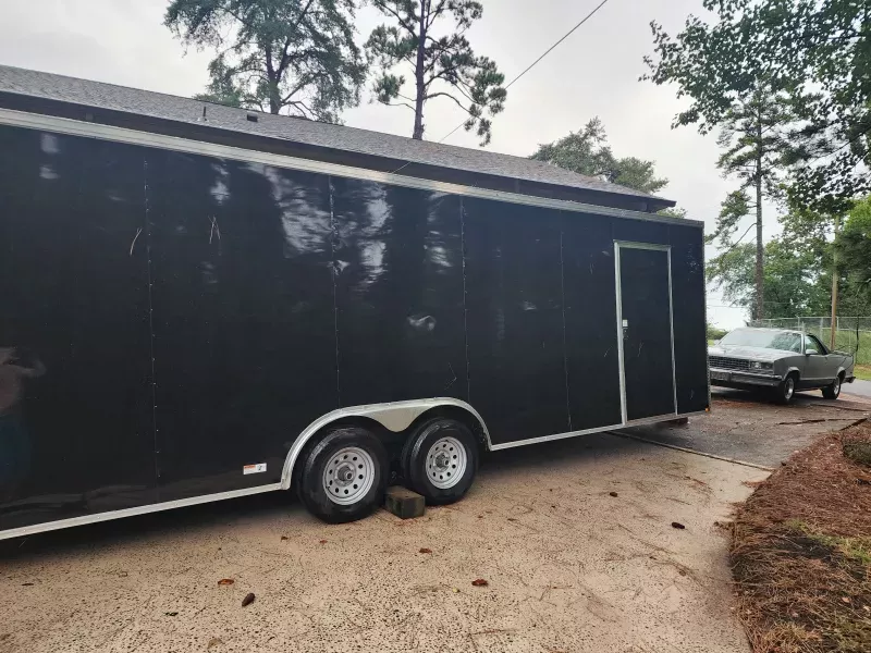 24' V-Nose Enclosed Trailer