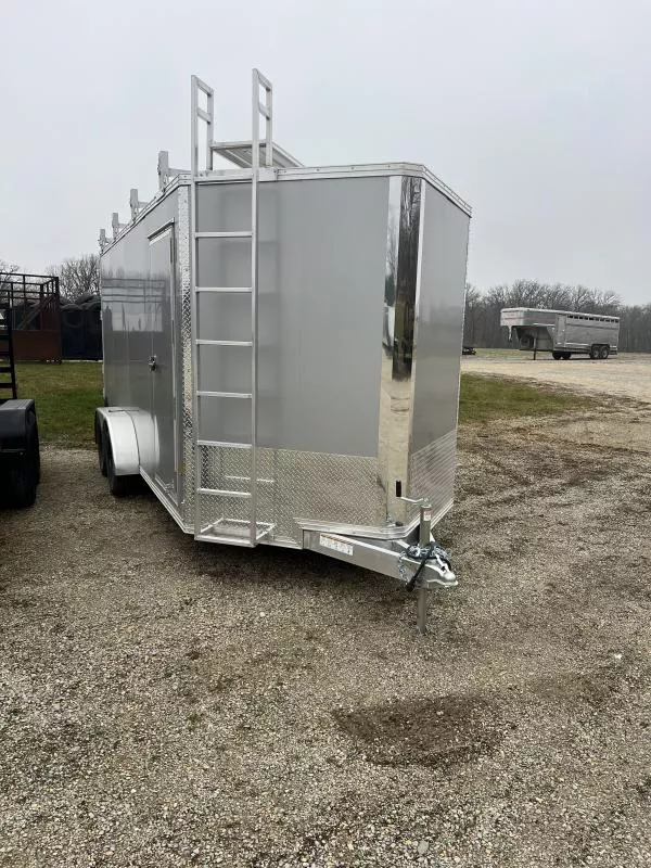 2026 EZ-Haul 7 x 16 Construction Cargo / Enclosed Trailer