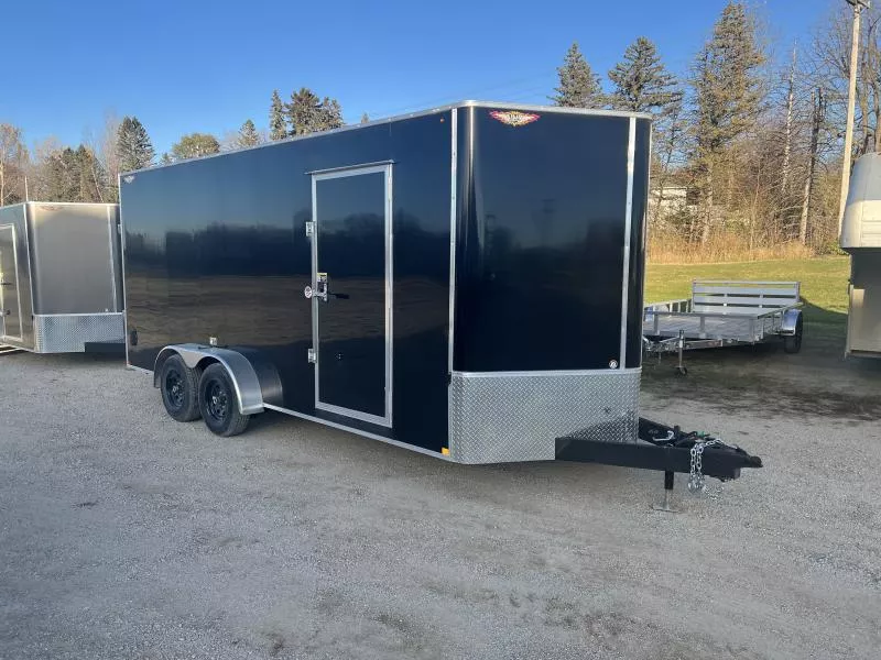 2026 H and H Trailer 7X18 HH SERIES FLATTOP V-NOSE Cargo / Enclosed Trailer