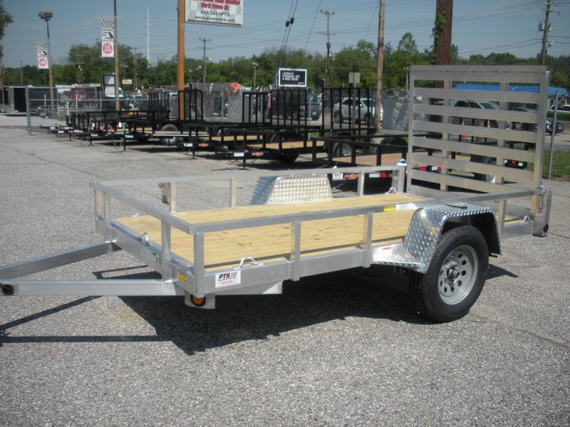 2021 Quality Steel and Aluminum 62" X 10' Aluminum Utility Trailer