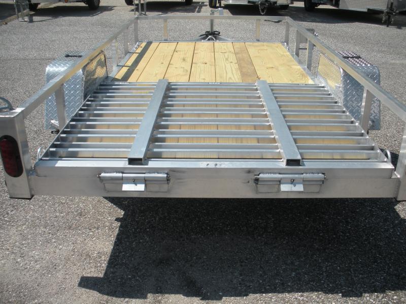 2021 Quality Steel and Aluminum 62" X 10' Aluminum Utility Trailer