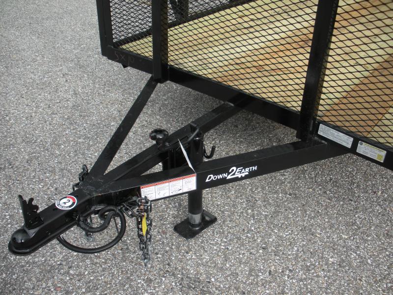 2020 Down 2 Earth Trailers 5' X 10' 3K with 24" Mesh Sides Utility