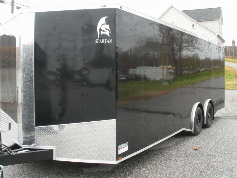 2022 Spartan 8.5' X 24' 10K Black w/Torsion Spread Axles and Thermo