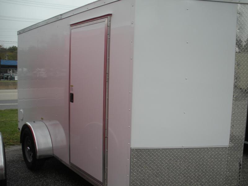 White 2021 MCTL 6' X 12' *LED Lights*Ramp Door*Side Door*Enclosed Cargo Trailer White 2021 MCTL 6' X 12' *LED Lights*Ramp Door*Side Door*Enclosed Cargo Trailer