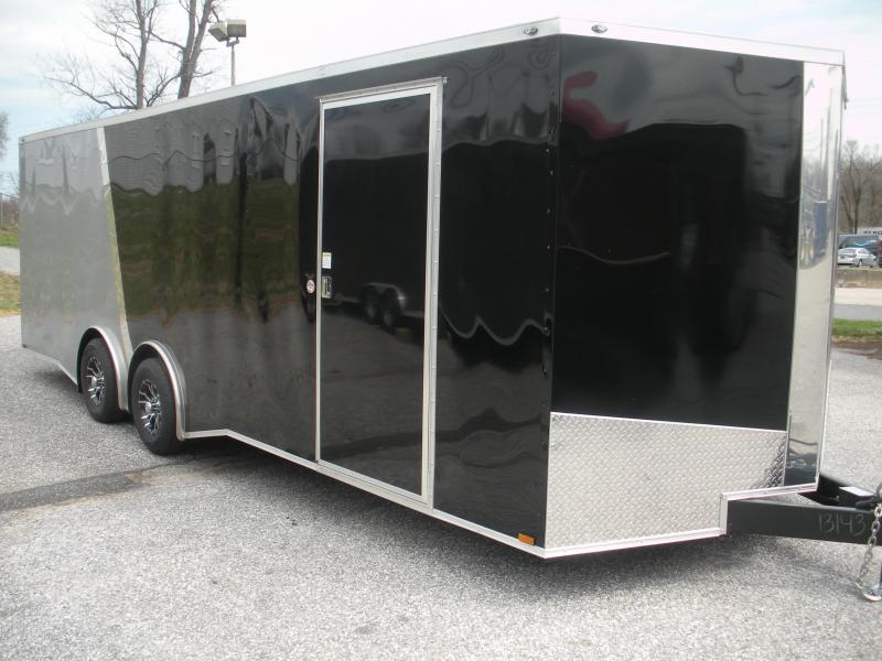 2021 Spartan 8.5' X 24' 10K Torsion Axles Black & Silver w/ Slanted Chrome Trim Car / Racing Trailer 2021 Spartan 8.5' X 24' 10K Torsion Axles Black & Silver w/ Slanted Chrome Trim Car / Racing Trailer