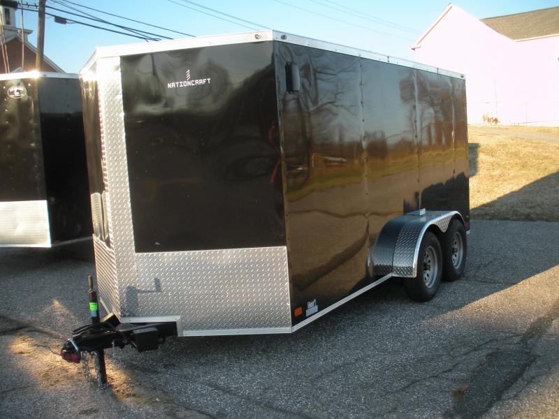Loading & Reverse Lights* 1 Piece Roof* Thermo Cieling*2022 NationCraft Trailer 7X14 Enclosed