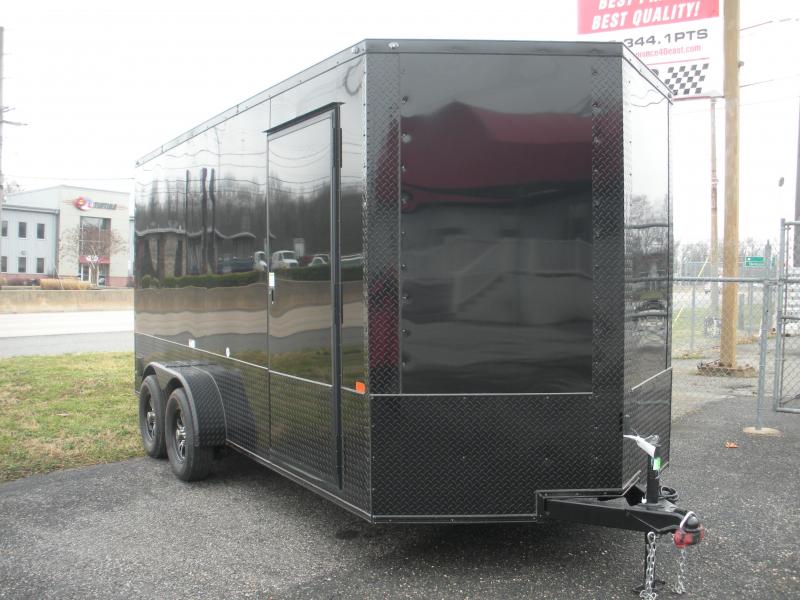 7X16*7' Hght.*Black PolyCore*Blk Out Pkg.*Loading & Reverse Lights* 1 Piece Roof * Thermo Cieling*2022 NationCraft Trailer Enclosed Cargo Trailer 7X16*7' Hght.*Black PolyCore*Blk Out Pkg.*Loading & Reverse Lights* 1 Piece Roof * Thermo Cieling*2022 NationCraft Trailer Enclosed Cargo Trailer