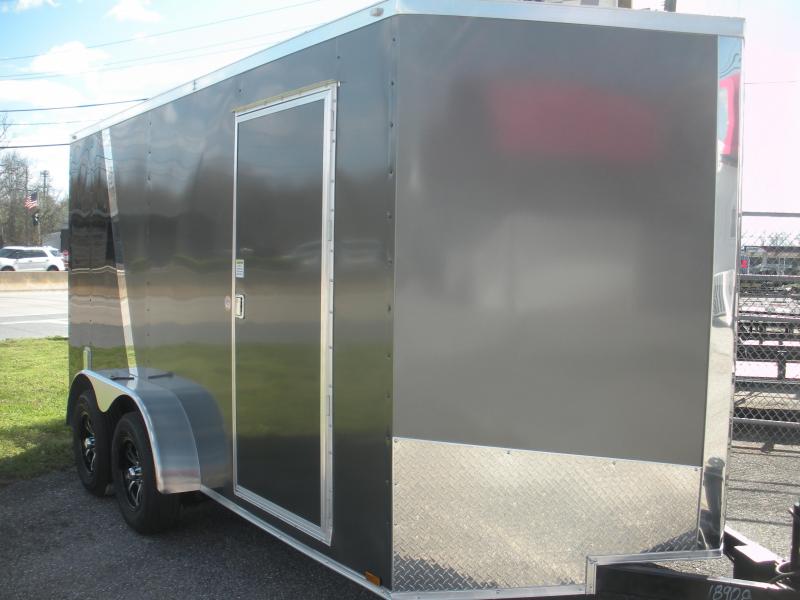 2021 Spartan 7 X 14 X 6'6" Charcoal and Black *4 D Rings *2 Way Side Vents *Stabilizer Jacks Enclosed Cargo Trailer 2021 Spartan 7 X 14 X 6'6" Charcoal and Black *4 D Rings *2 Way Side Vents *Stabilizer Jacks Enclosed Cargo Trailer