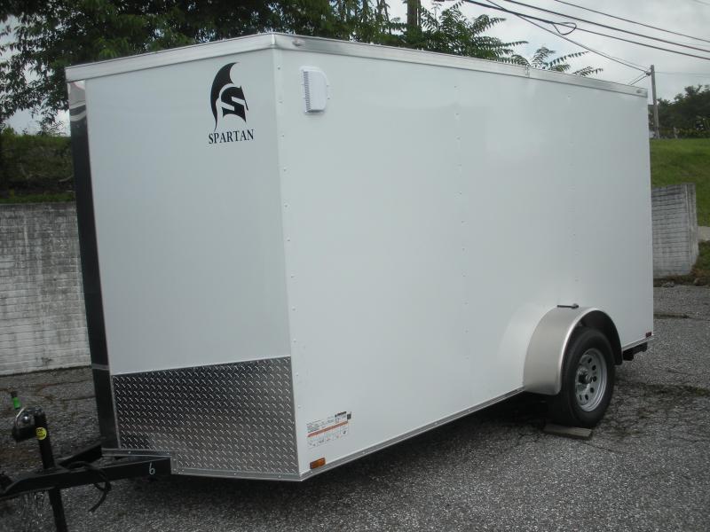 Spartan*4 D Rings*Stab Jacks**Semi-Screwless* 6' X 12' 3K Enclosed Cargo Trailer Spartan*4 D Rings*Stab Jacks**Semi-Screwless* 6' X 12' 3K Enclosed Cargo Trailer