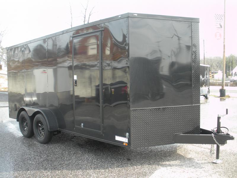 2021 Anvil 7' X 16' "Black Trim" Enclosed Cargo Trailer Near Me