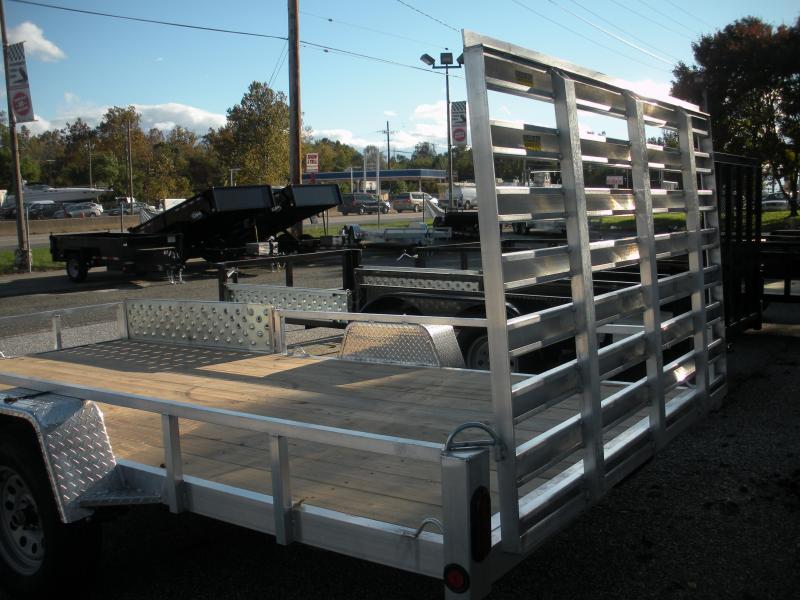 2021 Quality Steel and Aluminum 82" X 14' Utility Trailer with ATV Side