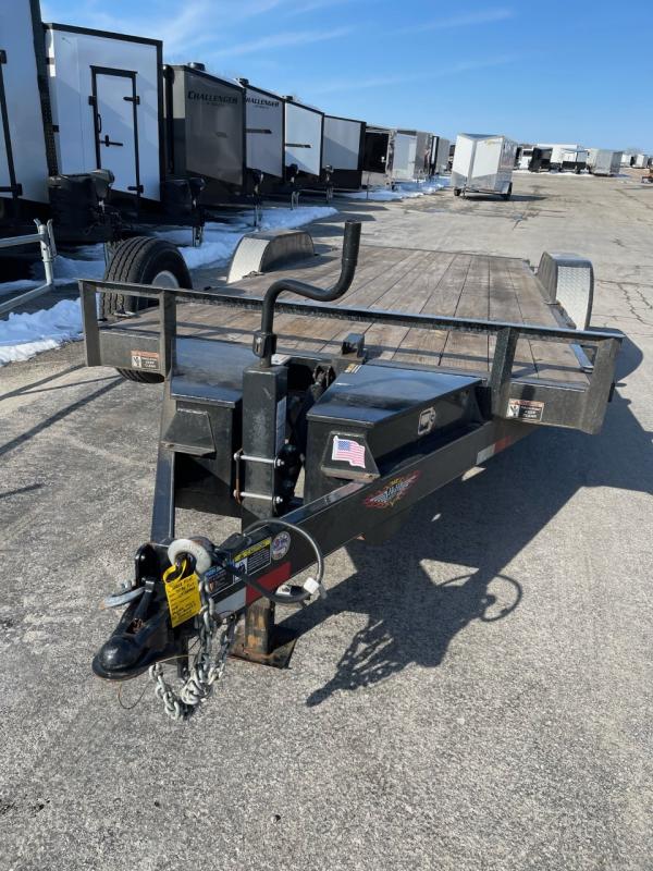 2018 H and H Trailer 7X20 TILT Equipment Trailer