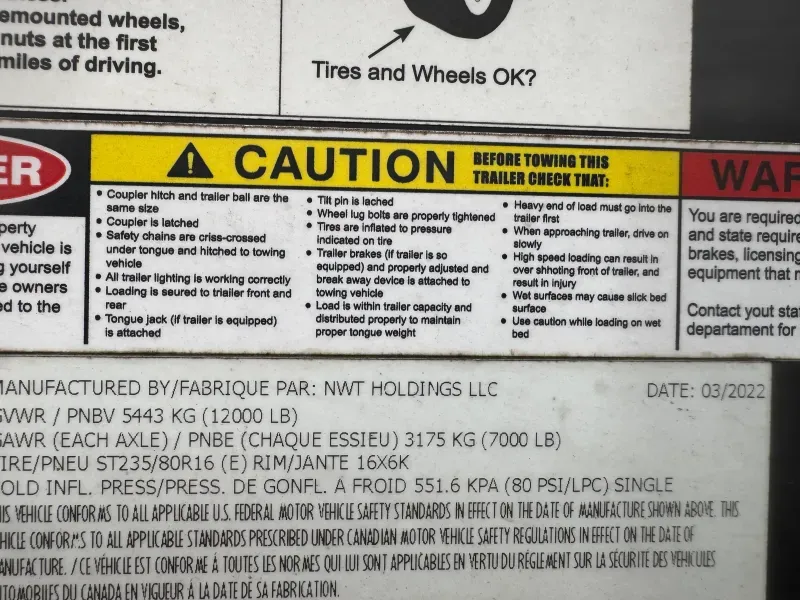 used Equipment / Flatbed Trailers Nationwide Trailer  for sale, in Kalama, WA Thumbnail 2