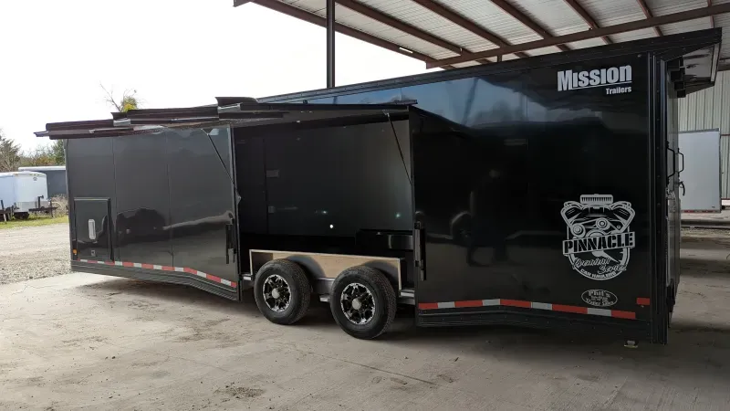 2024 ALCOM Pinnacle Premium Racing Trailer General Trailers
