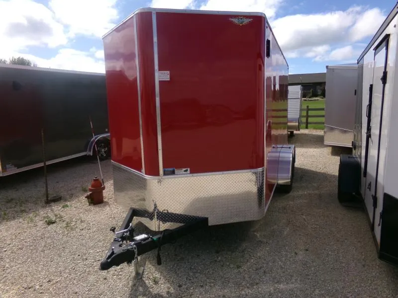 2025 H and H Trailer 7'W x 14'L x 7'H HH Series Flat Top V-Nose Enclosed Cargo Trailer (H8414TFTV-070) Cargo / Enclosed Trailer