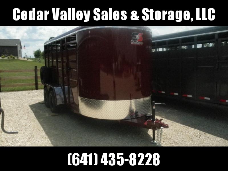 2022 S&S Manufacturing 16' Livestock Trailer - In stock 2022 S&S Manufacturing 16' Livestock Trailer - In stock