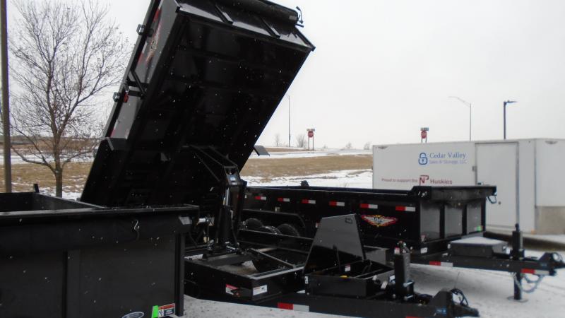 2023 H and H Trailer 83x14 Industrial Dump Trailer 14K Scissor (H8314DBW-B-140) Dump Trailer