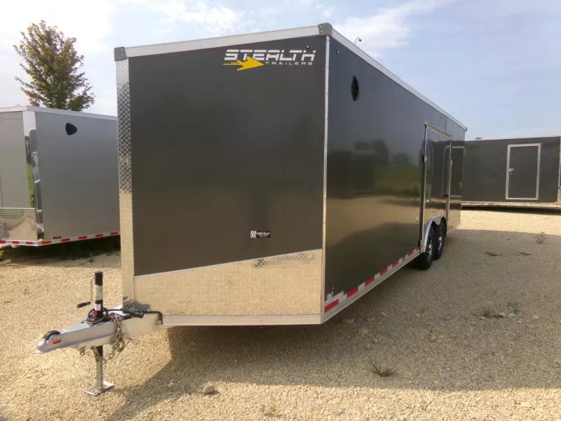 2025 Stealth Trailers 8.5 x 24 x 7 Cobra Enclosed Cargo with Deluxe Escape Door, Removable Fenders, 6K Axles, UTV Aluminum Package. Rear Flare Door with Loading Lights Cargo / Enclosed Trailer
