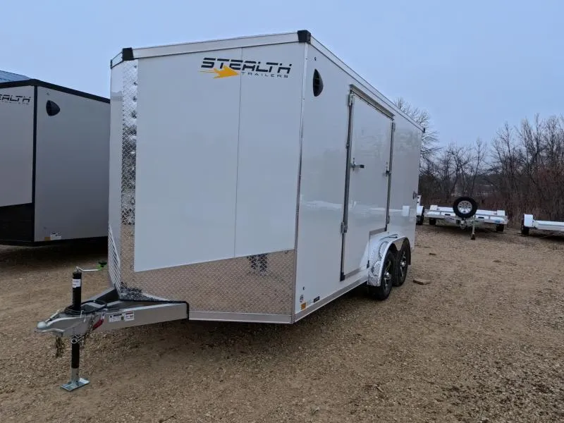 2026 Stealth Trailers 7.5 x 16 x 7 COBRA Enclosed Cargo with Sidewinder Side Escape Door, Rear Stabilizer Jacks, Torsion Axles and 7K GVWR Cargo / Enclosed Trailer