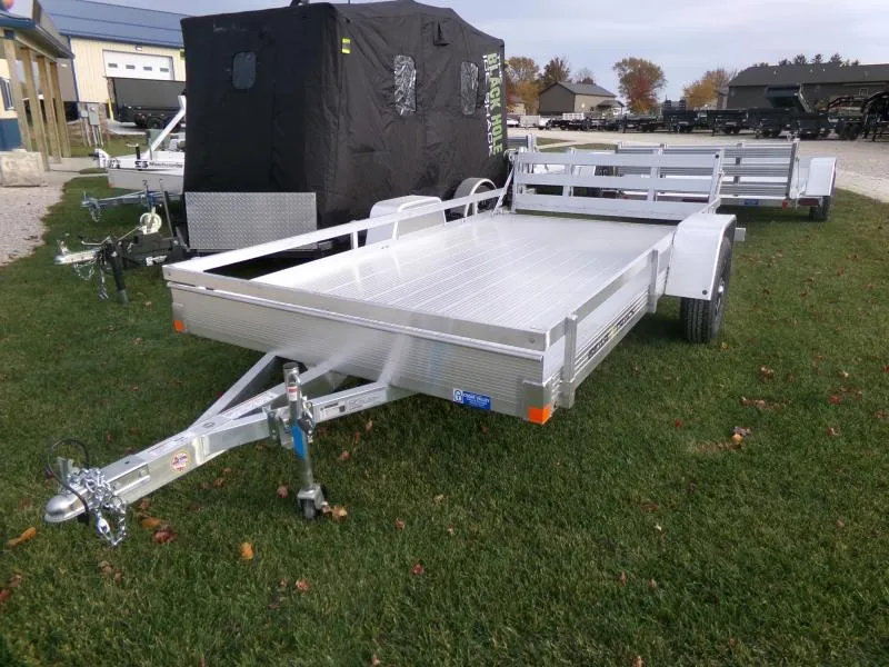 2026 Bear Track 76 x 144 F Utility Trailer with Single Rail and Bi-Fold Tailgate-2990 lb. GVWR Utility Trailer