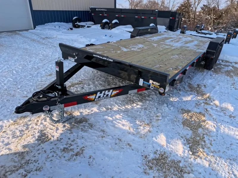 2026 H and H Trailer 82 x 20 (18 +2) Car Hauler with 10K GVWR Car Hauler