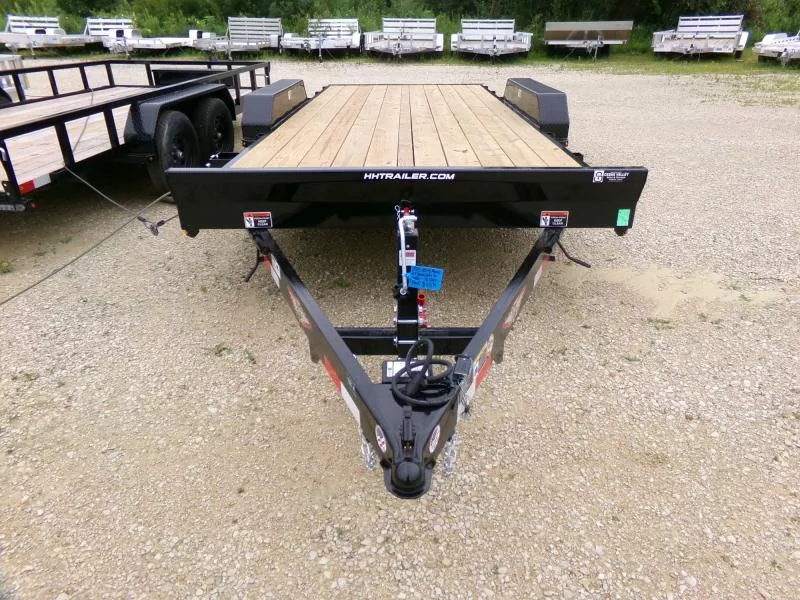 2025 H and H Trailer 82 x 18 Manual Tilt Speed Loader Car Hauler, 7K GVWR Car Hauler