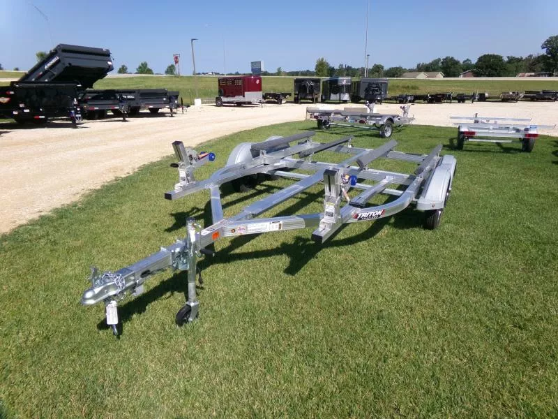 2025 Triton Trailers Tandem Axle 2 Place Aluminum PWC Trailer With ST145R-12E Tires Boat Trailer