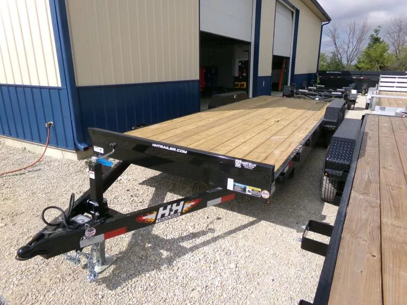 2026 H and H Trailer 82 x 22 (20+2) Car Hauler with 10K GVWR Car Hauler