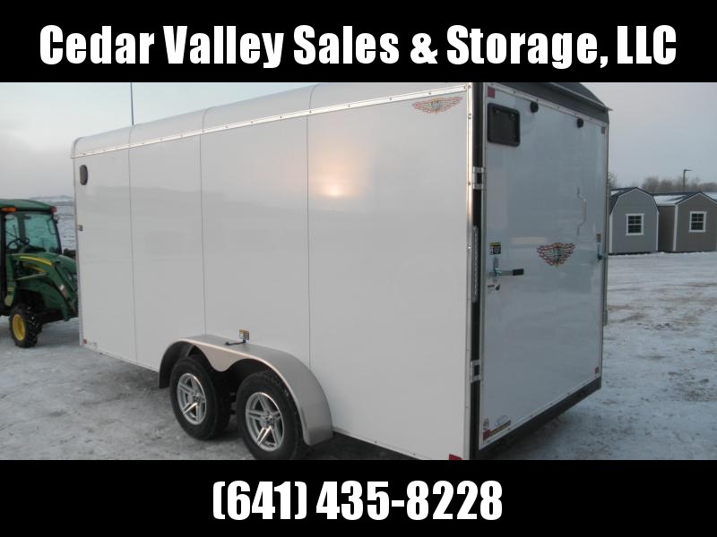 2022 H and H Trailer 7x16 HH Series Round Top V-Nose Enclosed Cargo Trailer 7K Tandem (H8416TRTV-070) Enclosed Cargo Trailer 2022 H and H Trailer 7x16 HH Series Round Top V-Nose Enclosed Cargo Trailer 7K Tandem (H8416TRTV-070) Enclosed Cargo Trailer