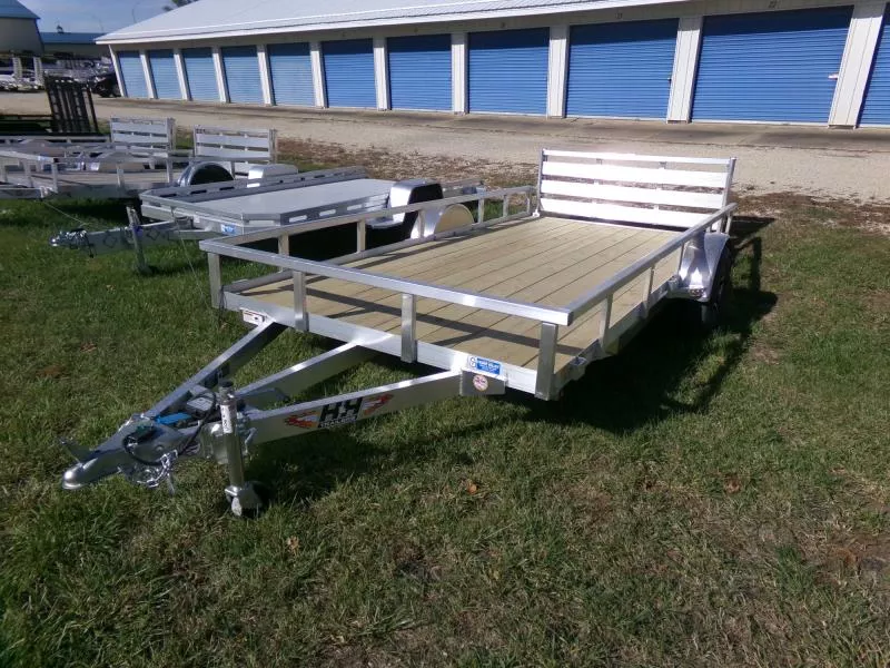 2025 H and H Trailer HH Landscape Utility-Aluminum Rail Side SA Utility Trailer