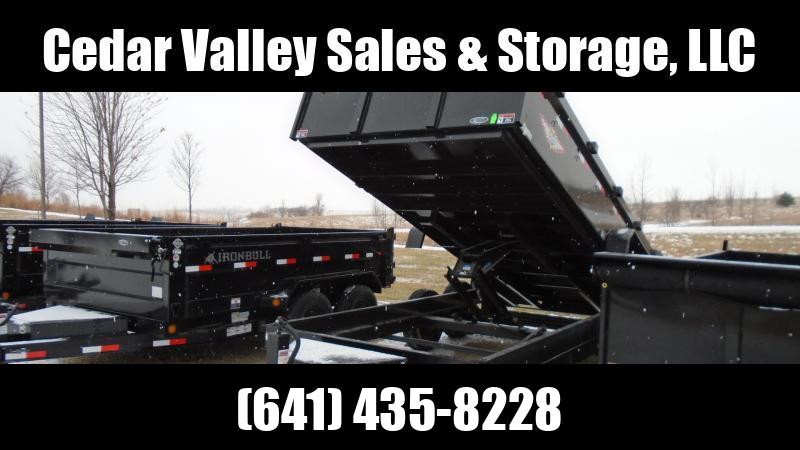 2023 H and H Trailer 83x16 Industrial Dump Trailer 14K Scissor (H8316DBW-B-140) Dump Trailer