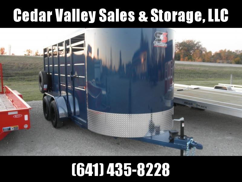 2022 S&S Manufacturing 16' Bumper Pull Livestock Trailer 2022 S&S Manufacturing 16' Bumper Pull Livestock Trailer