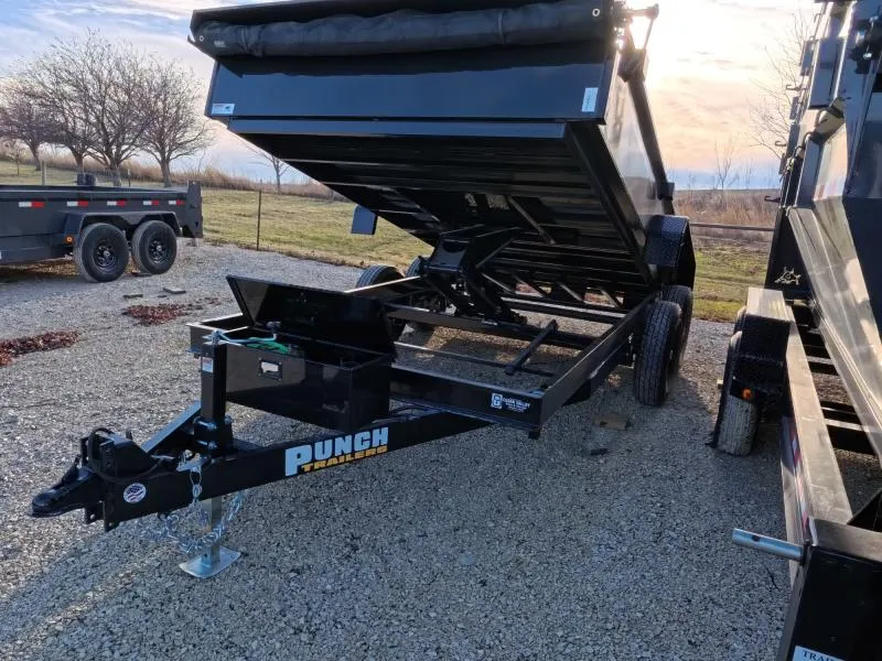 2026 Punch Trailers 83 x 14 Scissor Dump with 14K GVWR Dump Trailer