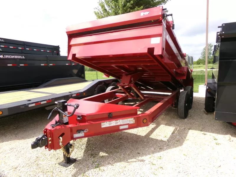 2026 Iron Bull 83 x 14 DWB Dump Trailer-14,999 lb. GVWR American Red Dump Trailer