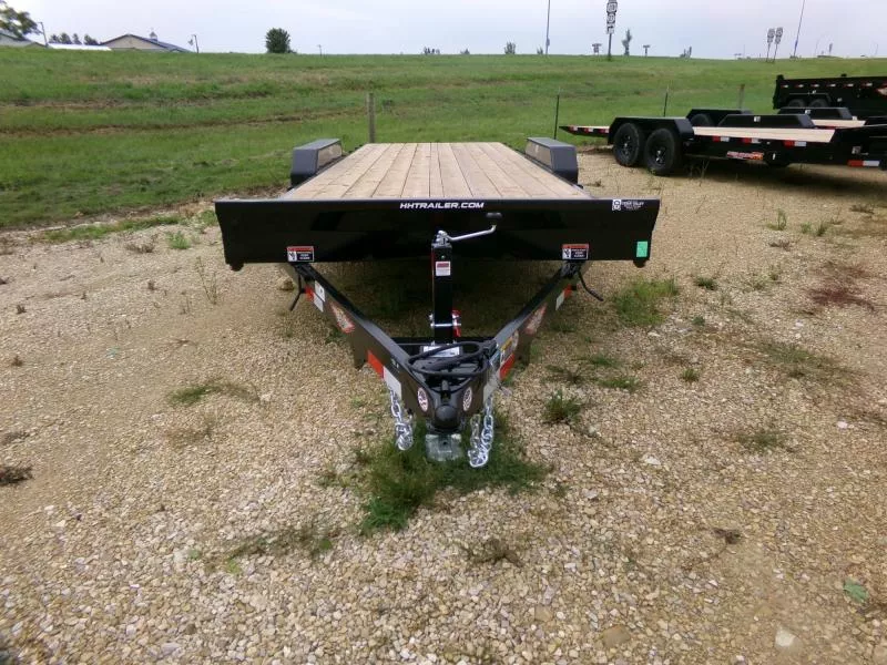 2026 H and H Trailer 82 x 22 Manual Tilt Speed Loader Car Hauler with 10K GVWR Car Hauler