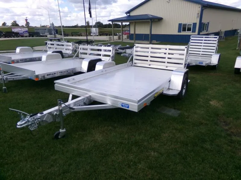2026 Aluma 72 x 10 Heavy Single Axle Utility Trailer, Bi-Fold Tailgate, 2,990lb GVWR Utility Trailer