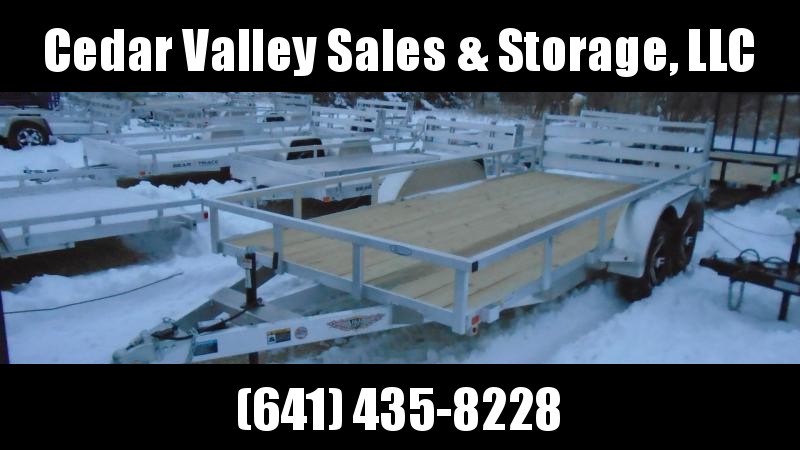 2023 H and H Trailer 82x16 Aluminum Rail Side Utility Trailer 7K Tandem (H8216TRSA-070) Utility Trailer 2023 H and H Trailer 82x16 Aluminum Rail Side Utility Trailer 7K Tandem (H8216TRSA-070) Utility Trailer