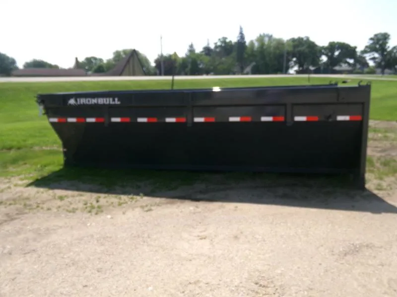 2026 Iron Bull 83 x 16 Roll-Off Bin-Gray Dump Trailer