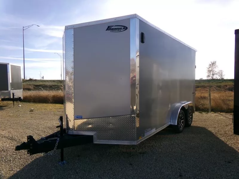 2026 Formula Trailers 7.5 x 14 x 7 Conquest Flat Top with Sloped V-Nose and 7K GVWR Cargo / Enclosed Trailer