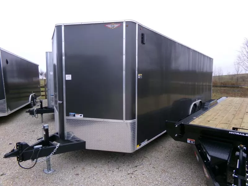 2025 H and H Trailer 8.5x24 HH Series Flat Top V-Nose Enclosed Car Hauler Trailer 10K (H10124FTCHV-100) Cargo / Enclosed Trailer
