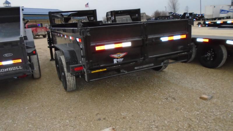 2023 H and H Trailer 83x16 Industrial Gooseneck Dump Trailer 14K Scissor (H8316DBW-GN-140) Other Dump Trailer