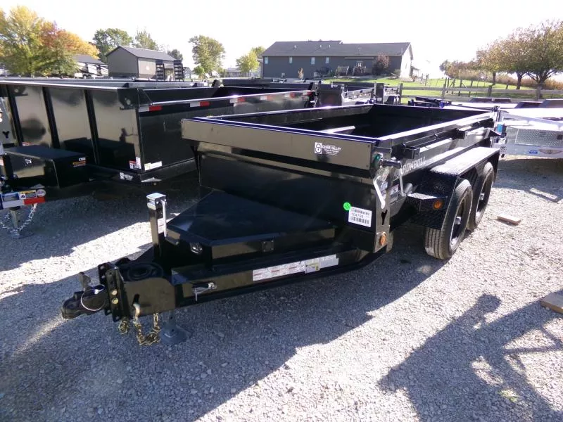 2026 Iron Bull 60 x 10 DTB Dump with 9,900 lb. GVWR and Scissors Hoist Dump Trailer