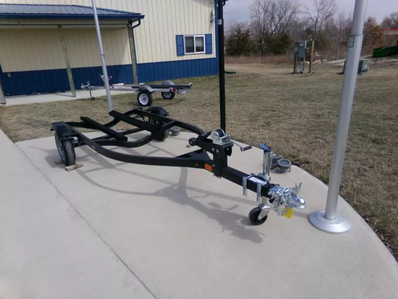 2025 Yacht Club Trailers Yacht Club PWC Single Unit Trailer, Black Powder Coat, Swivel Tongue Jack Boat Trailer