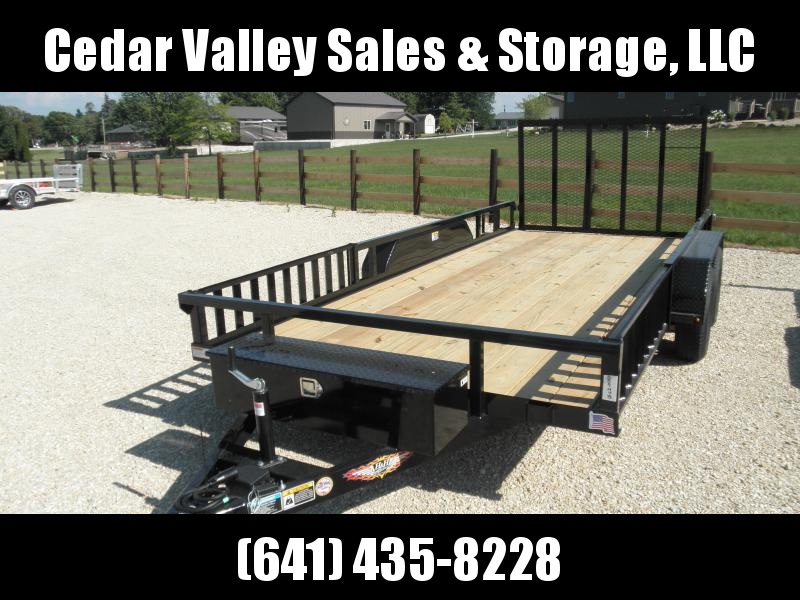 2020 H&H 82x16 ATV trailer w/toolbox 7K 2020 H&H 82x16 ATV trailer w/toolbox 7K